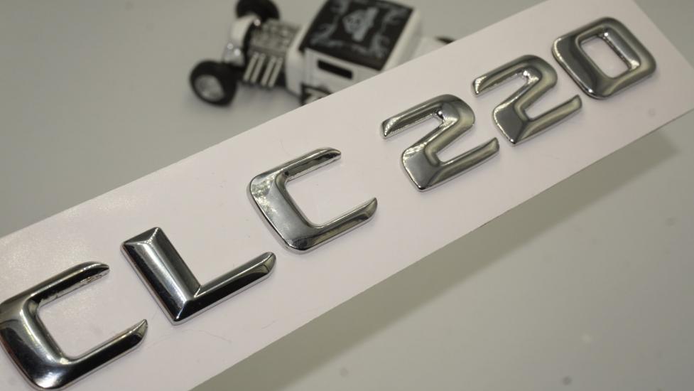 Benz CLC 220 Bagaj Krom Metal 3M 3D Yazı Logo