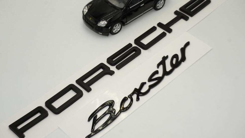 Porsche Boxster Bagaj 3M 3D ABS Yazı Logo Amblem Seti