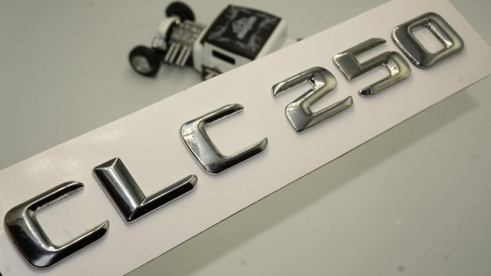 Benz CLC 250 Bagaj Krom Metal 3M 3D Yazı Logo