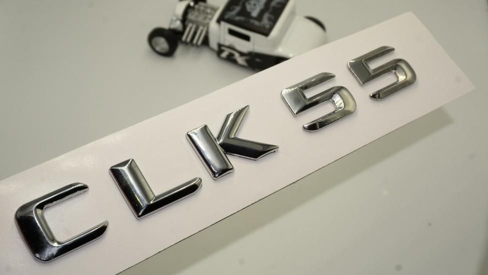 Benz CLK 55 Bagaj Krom Metal 3M 3D Yazı Logo