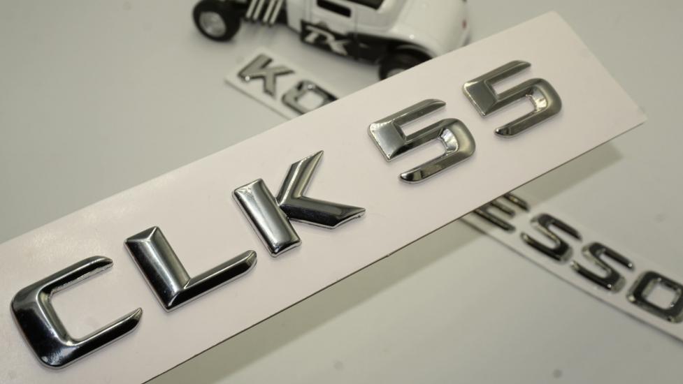 Benz CLK 55 Kompressor Bagaj Krom Metal 3M 3D Yazı Logo