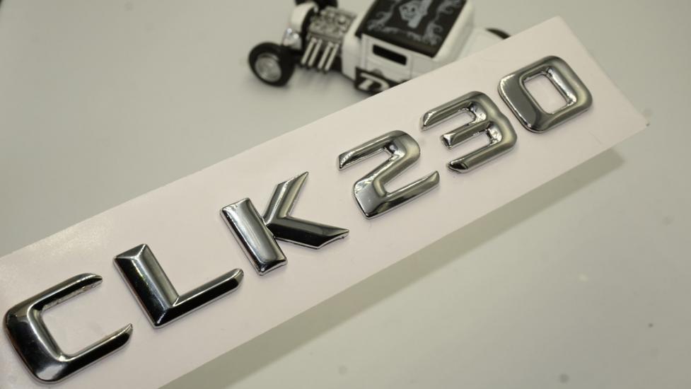 Benz CLK 230 Bagaj Krom Metal 3M 3D Yazı Logo