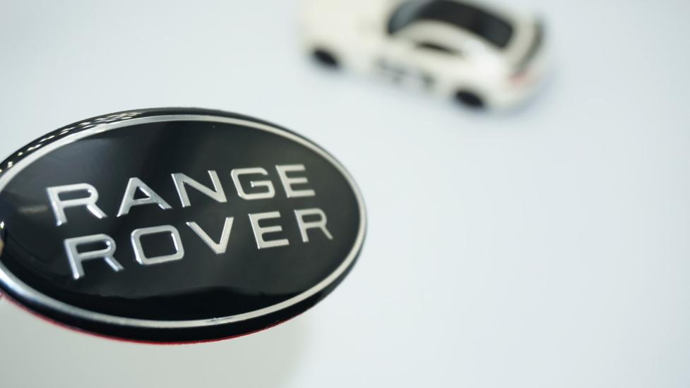 DK Tuning Range Rover Ön Panjur Ve Bagaj Siyah Logo Amblem 85mm