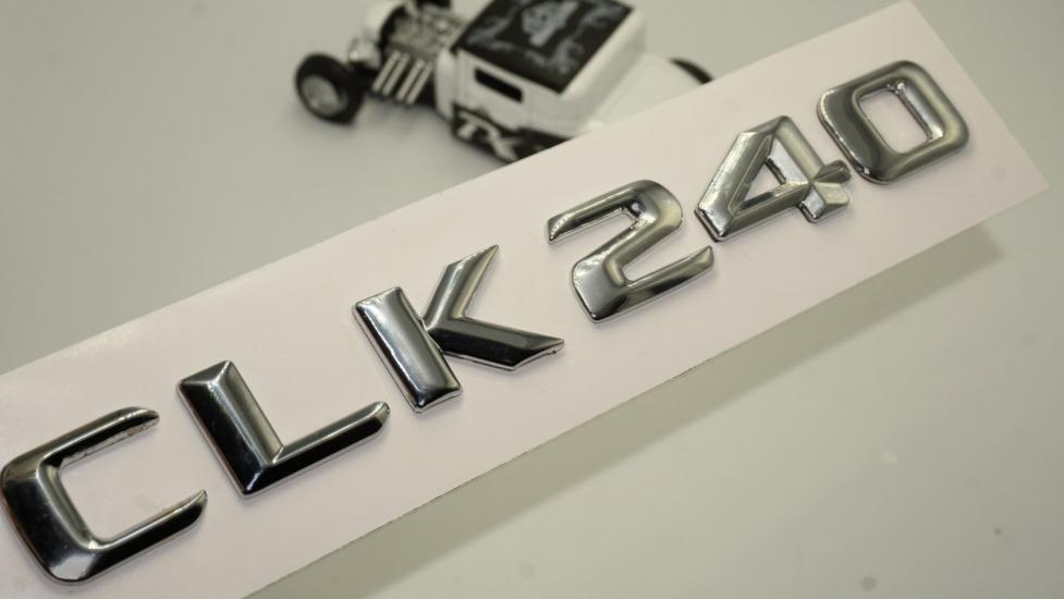Benz CLK 240 Bagaj Krom Metal 3M 3D Yazı Logo