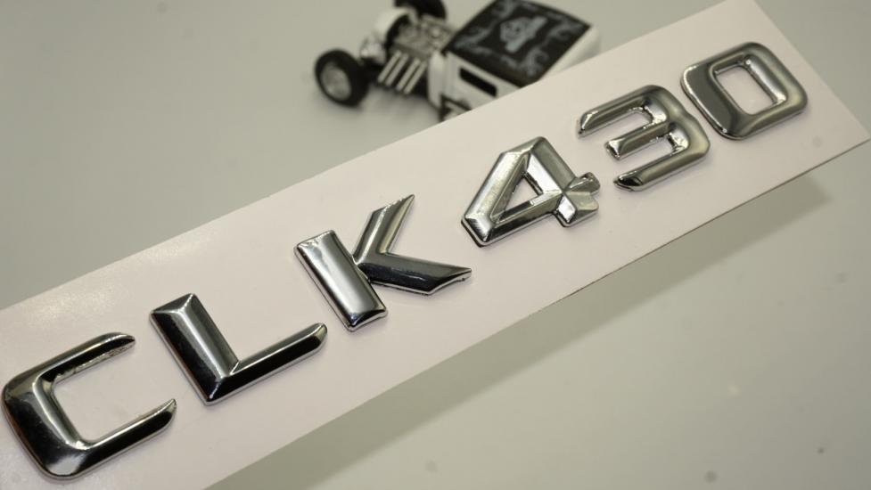 Benz CLK 430 Bagaj Krom Metal 3M 3D Yazı Logo