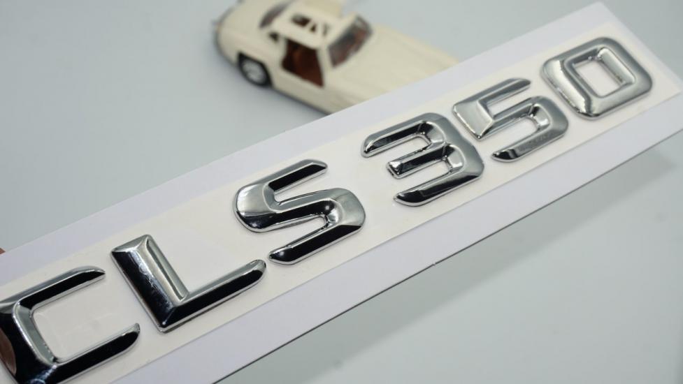 Mercedes Benz CLS 350 Bagaj Krom Metal 3M 3D Yazı Logo