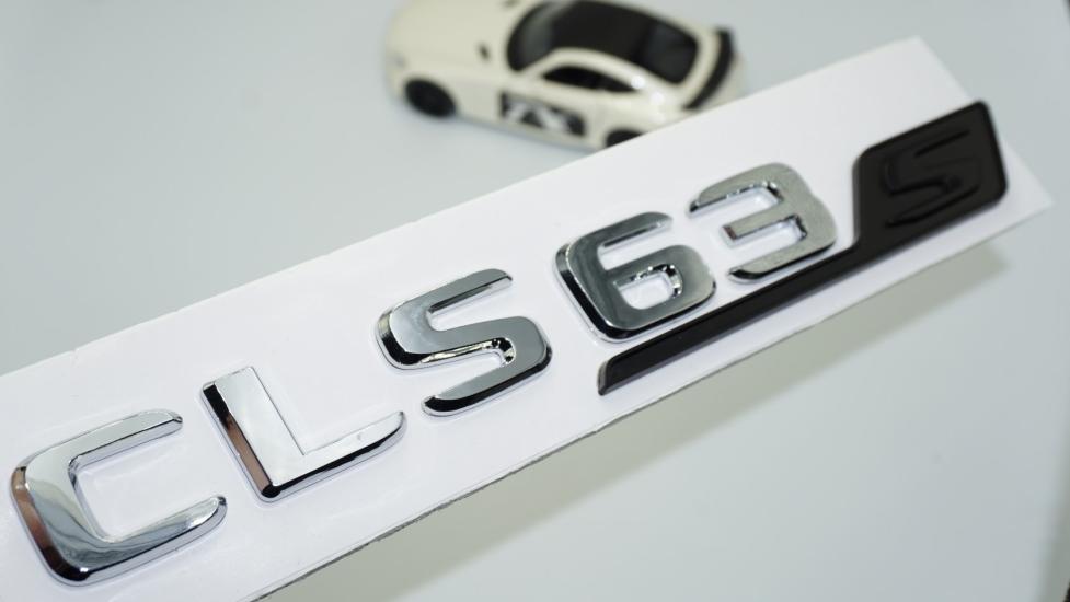 DK Tuning CLS63S Bagaj Krom Siyah ABS Yazı Logo Benz İle Uyumlu