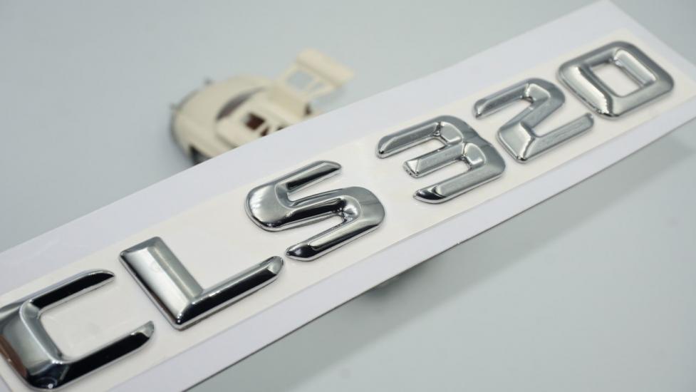 CLS 320 Bagaj Krom Metal 3M 3D Yazı Logo