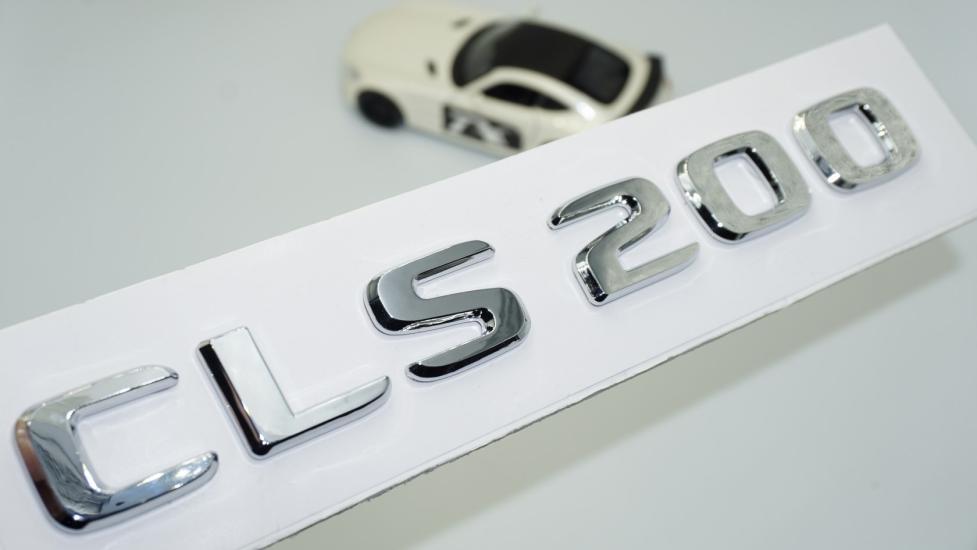 DK Tuning CLS200 Bagaj Krom ABS 3M 3D Yazı Logo Benz İle Uyumlu
