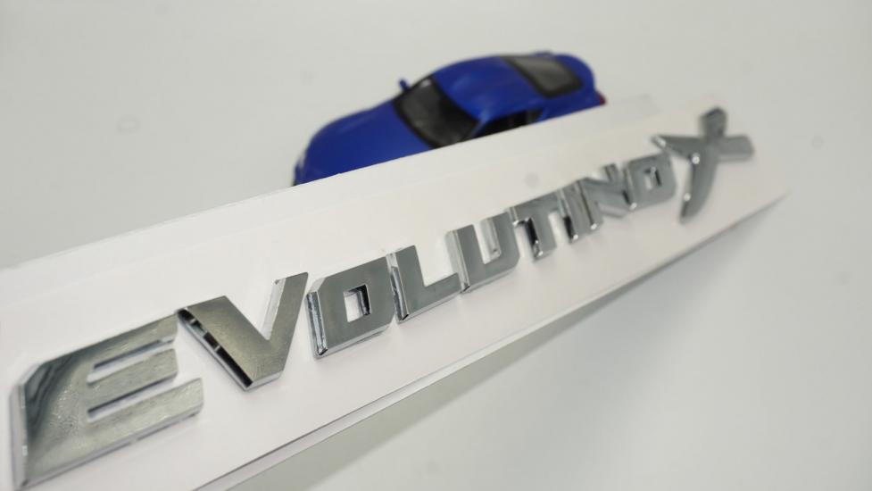 Mitsubishi Lancer Evolation X 3M 3D Bagaj Yazı Logo Amblem