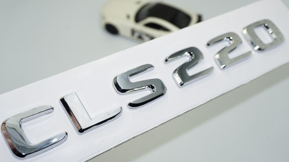 DK Tuning CLS220 Bagaj Krom ABS 3M 3D Yazı Logo Benz İle Uyumlu