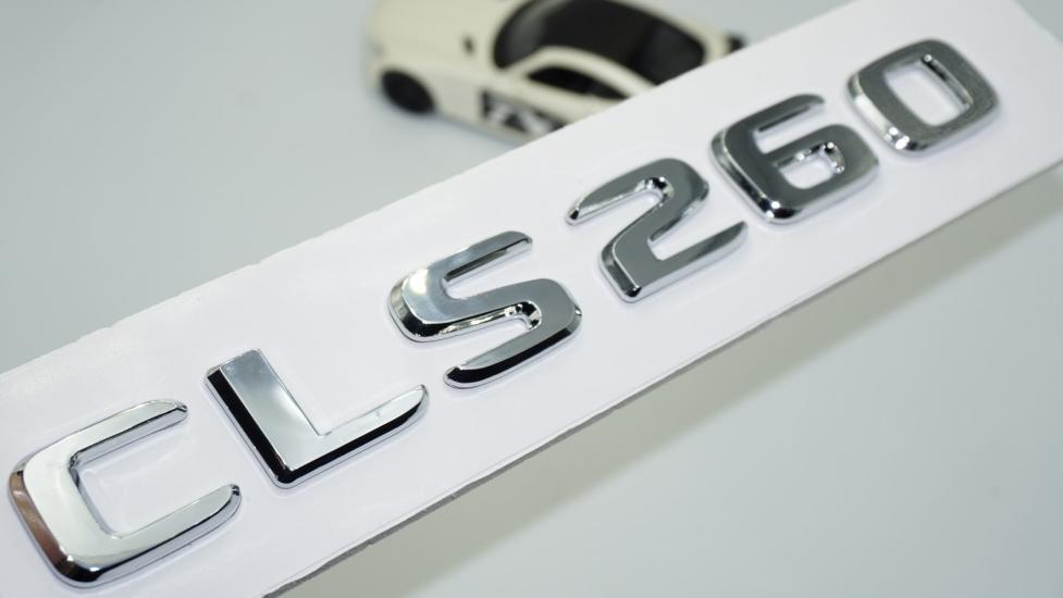 DK Tuning CLS260 Bagaj Krom ABS 3M 3D Yazı Logo Benz İle Uyumlu