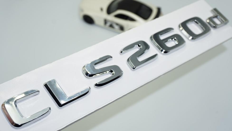 DK Tuning CLS260d Bagaj Krom ABS 3M 3D Yazı Logo Benz İle Uyumlu