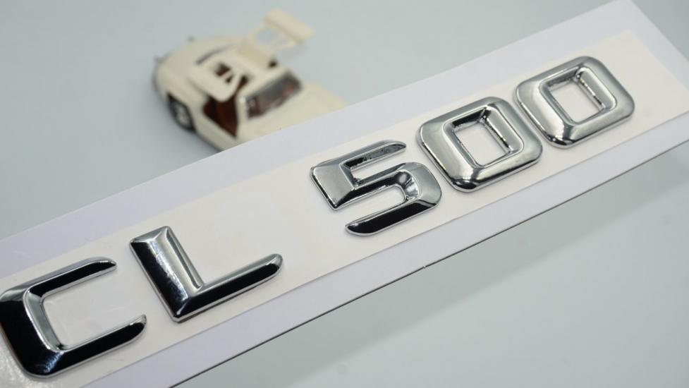 CL 500 Bagaj Krom Metal 3M 3D Yazı Logo