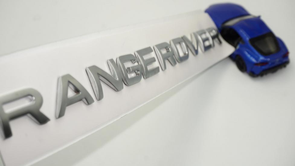 Range Rover Kaput Ve Bagaj Mat Krom Metal Yazı Orjinal Ürün
