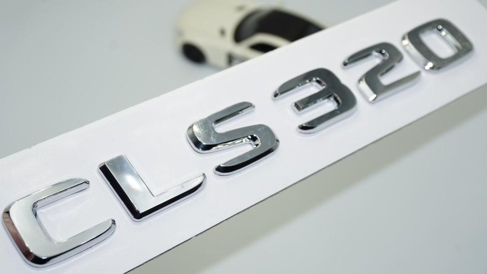 DK Tuning CLS320 Bagaj Krom ABS 3M 3D Yazı Logo Benz İle Uyumlu