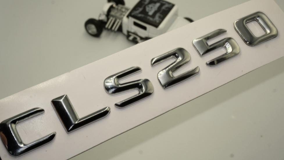 Benz CLS 250 Bagaj Krom Metal 3M 3D Yazı Logo