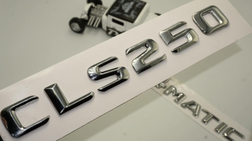 Benz CLS 250 4Matic Bagaj Krom Metal 3M 3D Yazı Logo