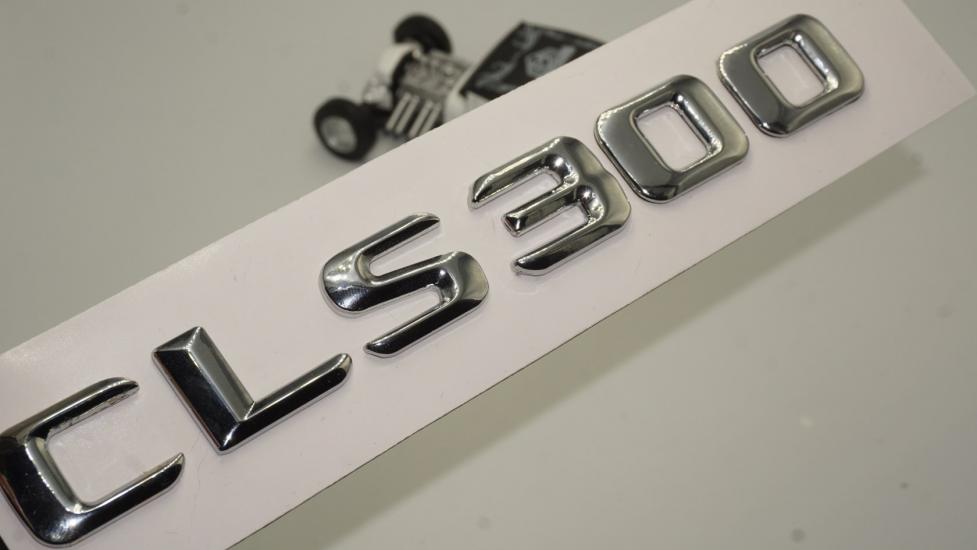 Benz CLS 300 Bagaj Krom Metal 3M 3D Yazı Logo