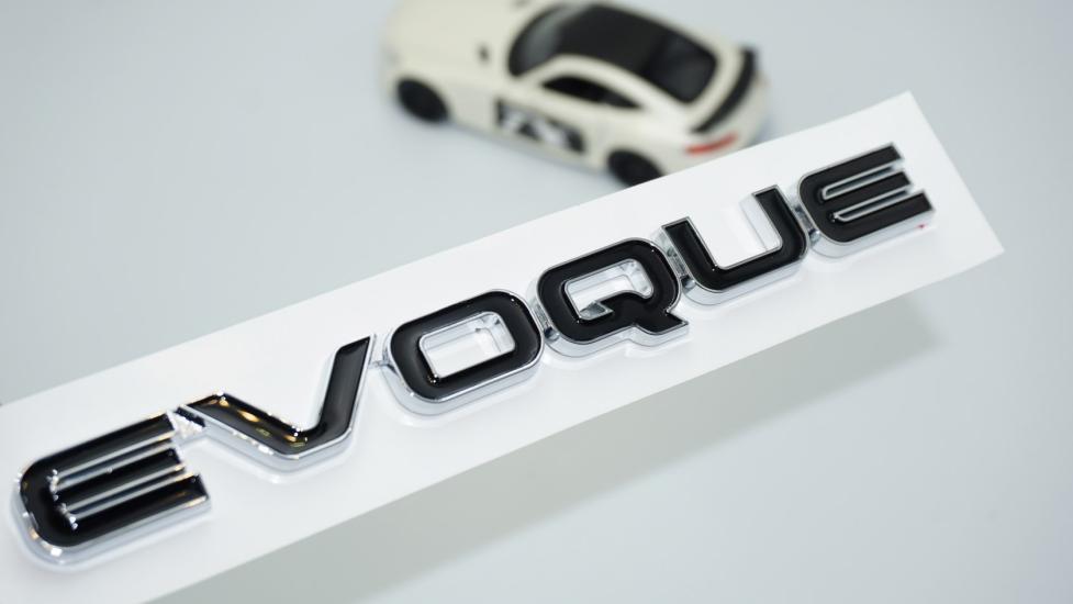 DK Tuning Evoque Bagaj Siyah 3M 3D Yazı Logo Range Rover İle Uyumlu