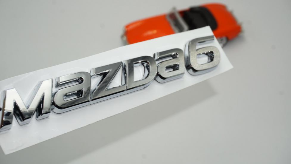 Mazda 6 Yeni Nesil Krom ABS 3M Bagaj Yazı Logo