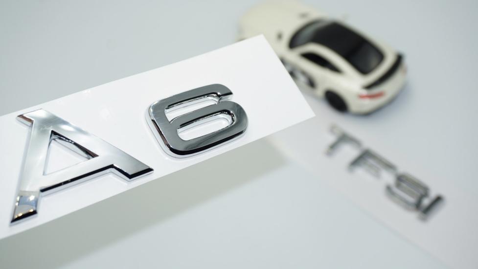 DK Tuning Audi A6 TFSi Krom ABS 3M 3D Bagaj Yazı Logo Orjinal Ürün