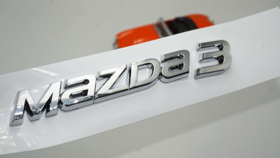 Mazda 3 Yeni Nesil Krom ABS 3M Bagaj Yazı Logo
