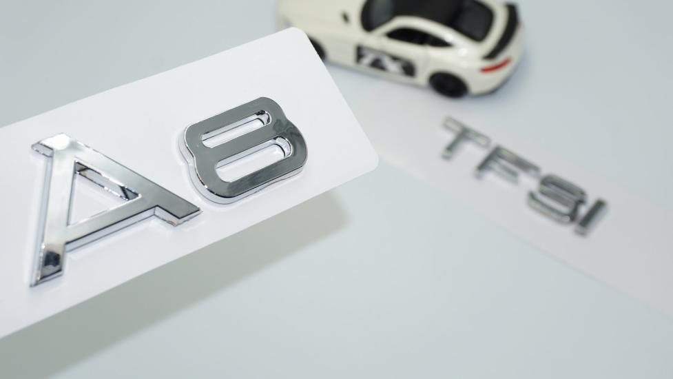 DK Tuning Audi A8 TFSi Krom ABS 3M 3D Bagaj Yazı Logo Orjinal Ürün