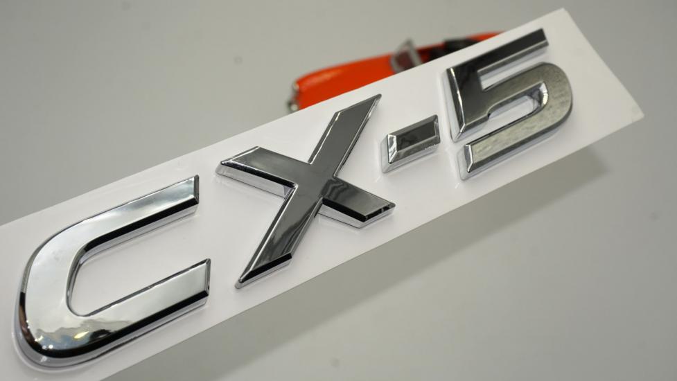 Mazda CX-5 Yeni Nesil Krom ABS 3M Bagaj Yazı Logo