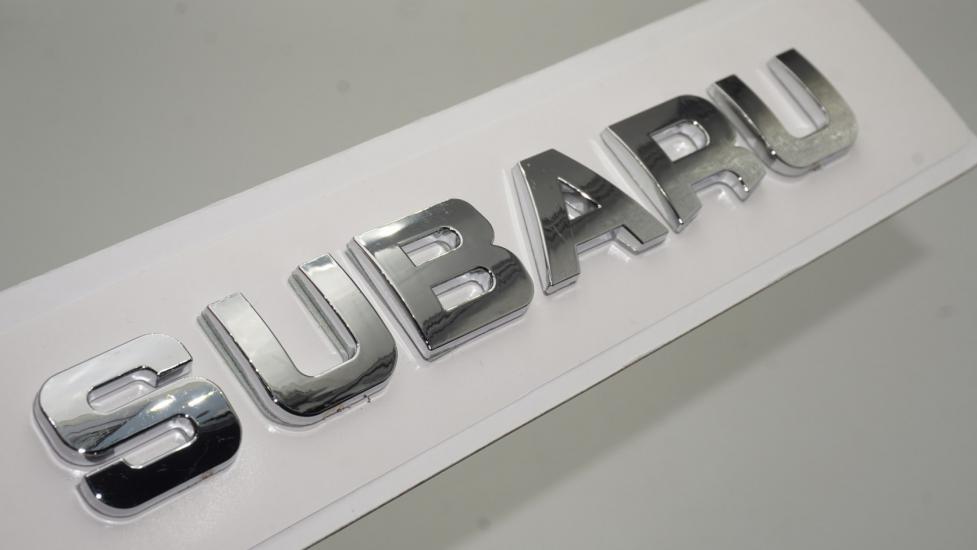 Subaru Krom ABS 3M 3D Bagaj Yazı Logo Orjinal Ürün