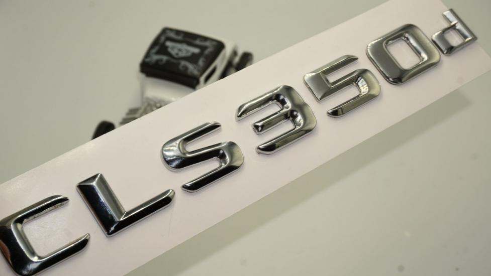 Benz CLS 350d Bagaj Krom Metal 3M 3D Yazı Logo