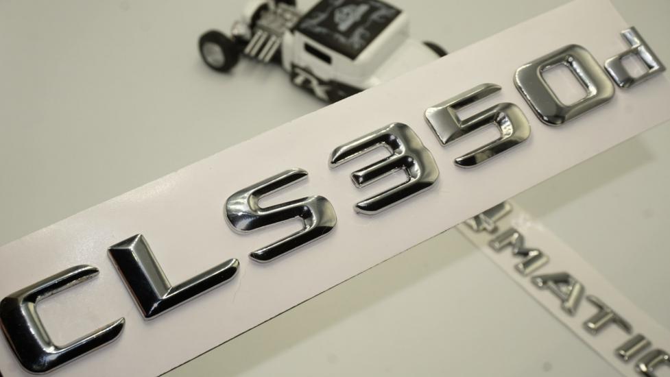 Benz CLS 350d 4Matic Bagaj Krom Metal 3M 3D Yazı Logo