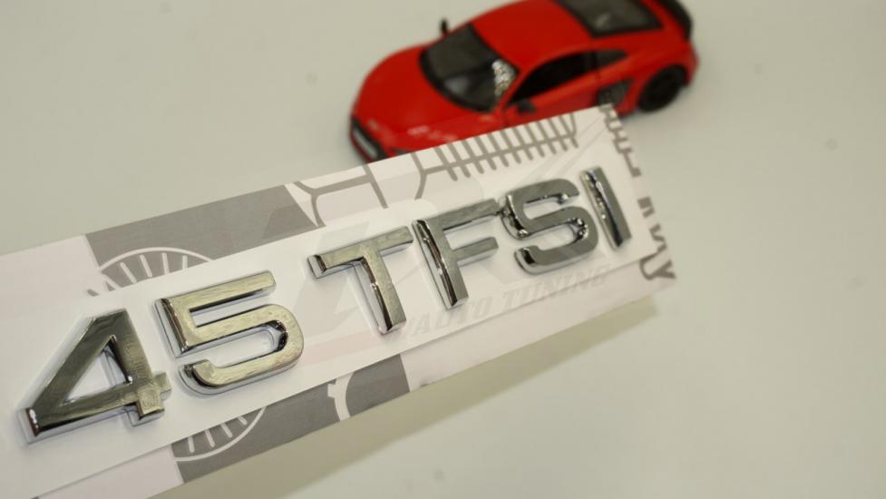 Audi 45 TFSİ Krom ABS 3M 3D Bagaj Yazı Logo Orjinal Ürün
