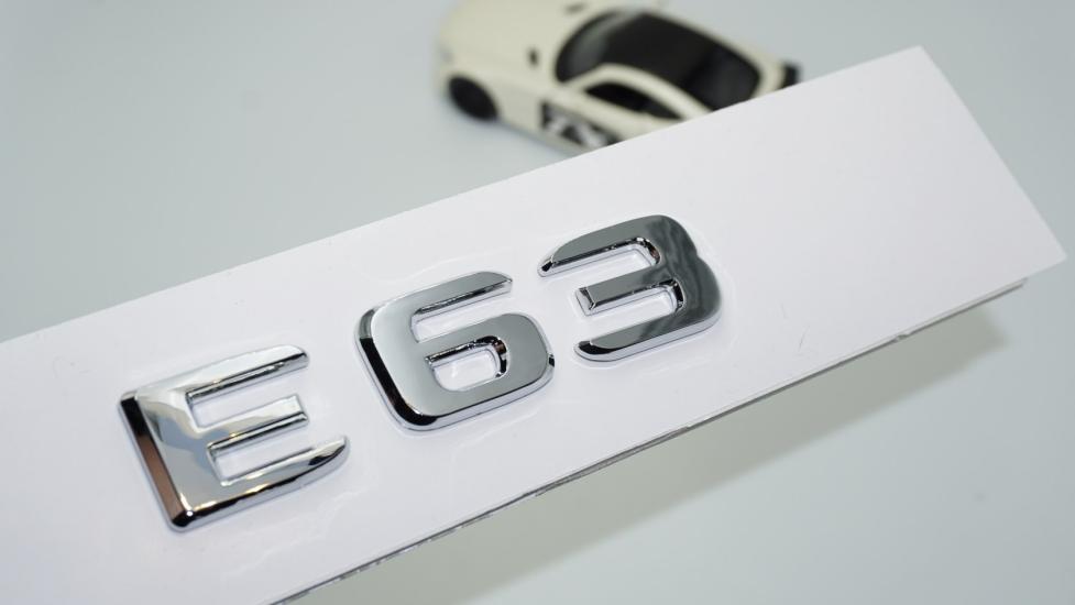 DK Tuning E63 Bagaj Krom ABS 3M 3D Yazı Logo Benz İle Uyumlu