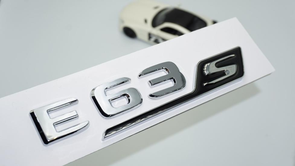 DK Tuning E63S Bagaj Krom Siyah ABS Yazı Logo Benz İle Uyumlu
