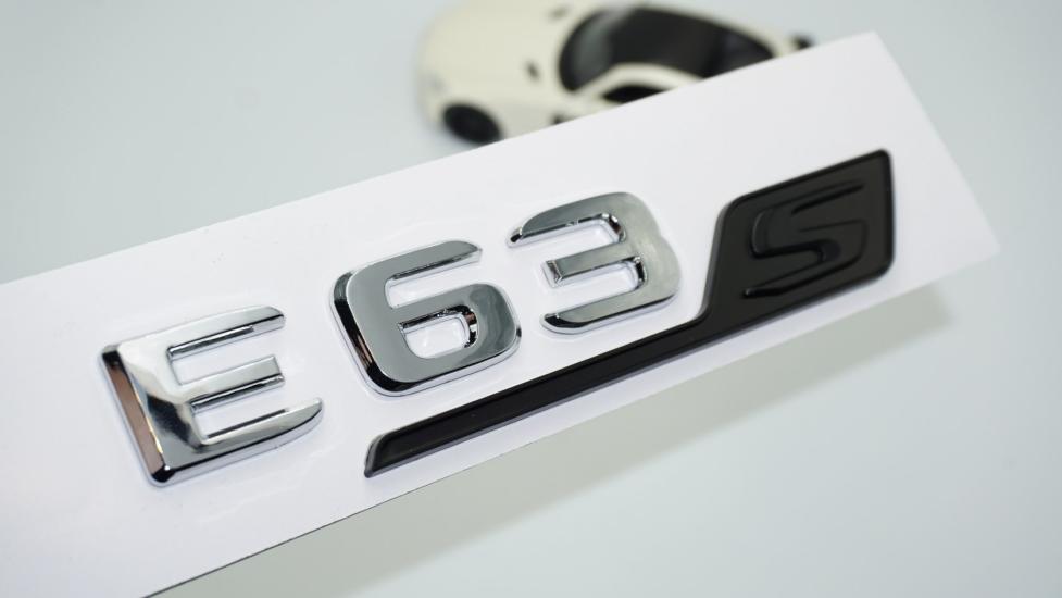 DK Tuning E63S Bagaj Siyah Krom ABS Yazı Logo Benz İle Uyumlu