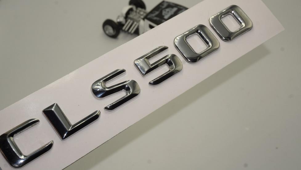 Benz CLS 500 Bagaj Krom Metal 3M 3D Yazı Logo