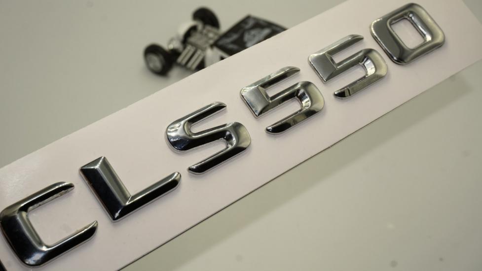 Benz CLS 550 Bagaj Krom Metal 3M 3D Yazı Logo