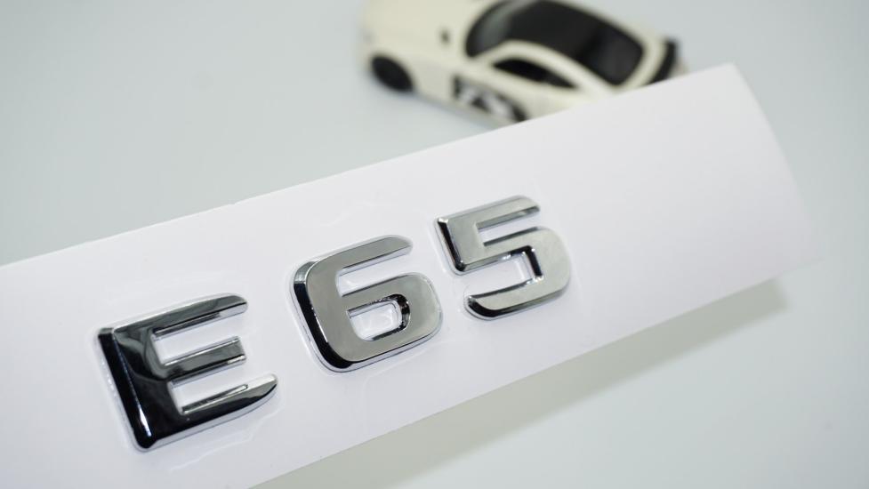 DK Tuning E65 Bagaj Krom ABS 3M 3D Yazı Logo Benz İle Uyumlu