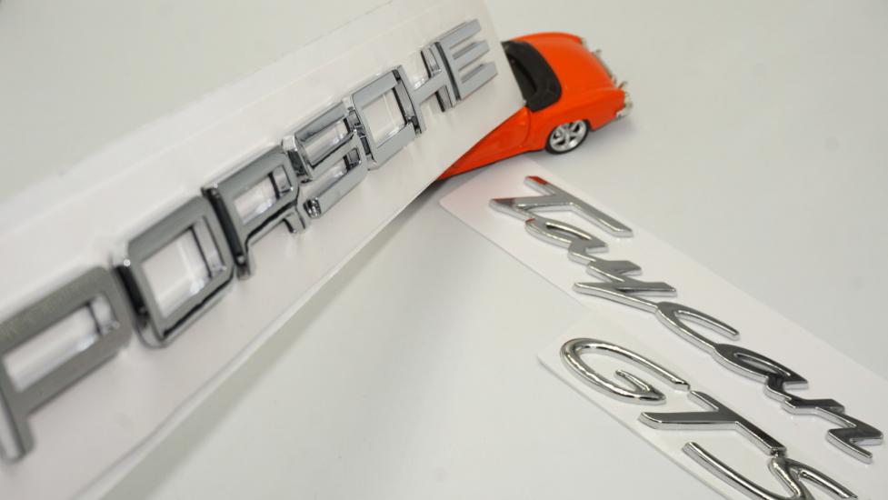Porsche Taycan GTS Bagaj 3M 3D ABS Yazı Logo Amblem Seti Orjinal Ürün