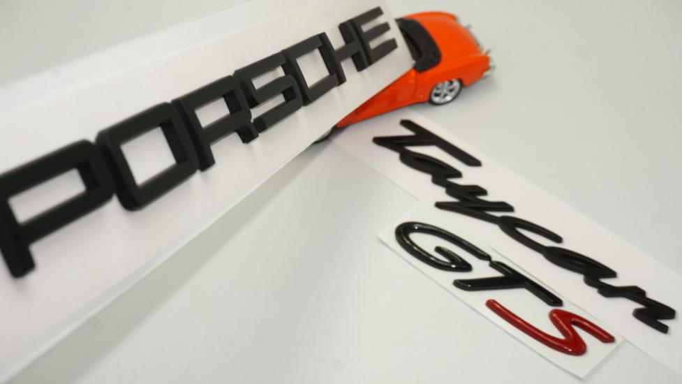 DK Tuning Porsche Taycan GTS Bagaj 3M 3D ABS Yazı Logo Amblem Seti 