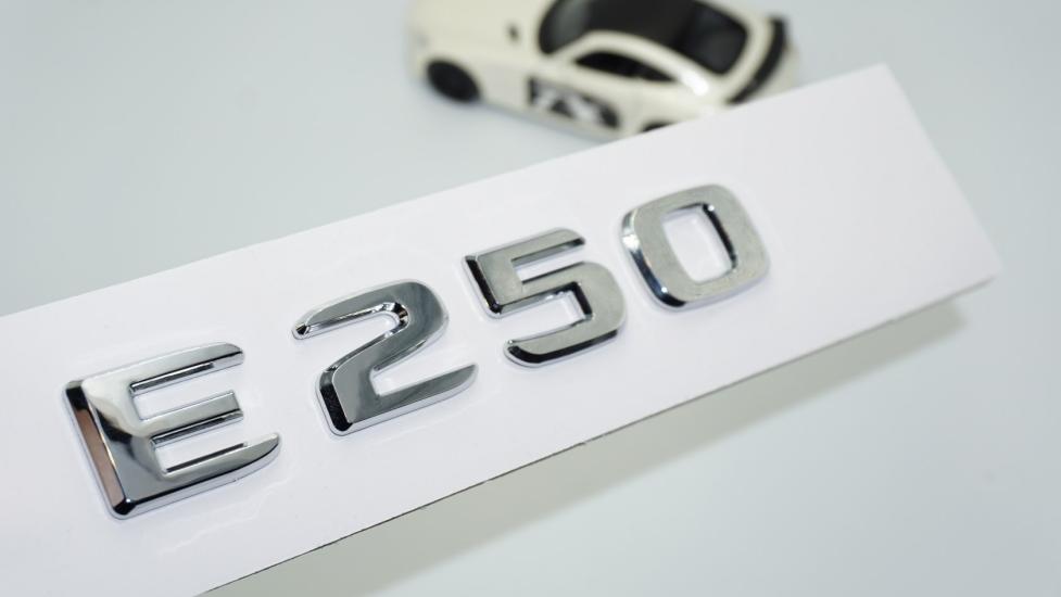 DK Tuning E250 Bagaj Krom ABS 3M 3D Yazı Logo Benz İle Uyumlu