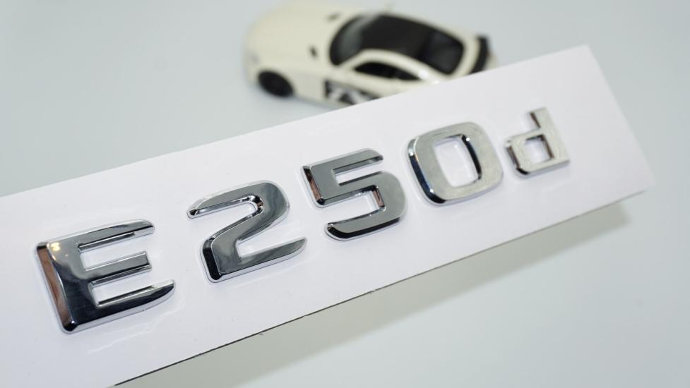 DK Tuning E250d Bagaj Krom ABS 3M 3D Yazı Logo Benz İle Uyumlu