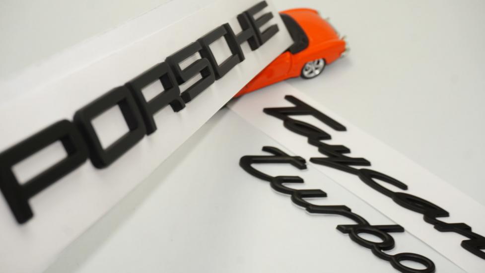 DK Tuning Porsche Taycan Turbo Bagaj 3M 3D ABS Yazı Logo Amblem Seti