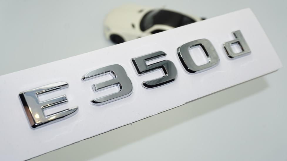 DK Tuning E350d Bagaj Krom ABS 3M 3D Yazı Logo Benz İle Uyumlu