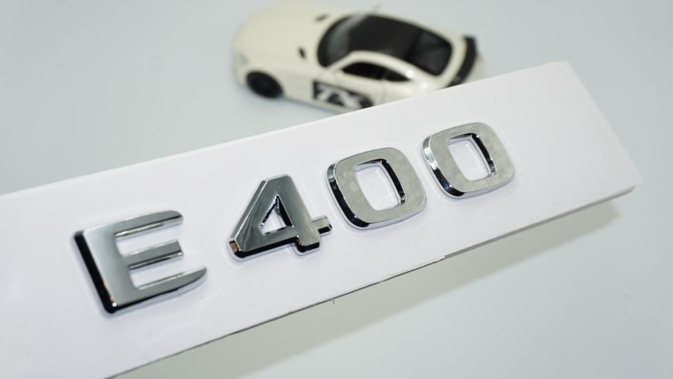 DK Tuning E400 Bagaj Krom ABS 3M 3D Yazı Logo Benz İle Uyumlu