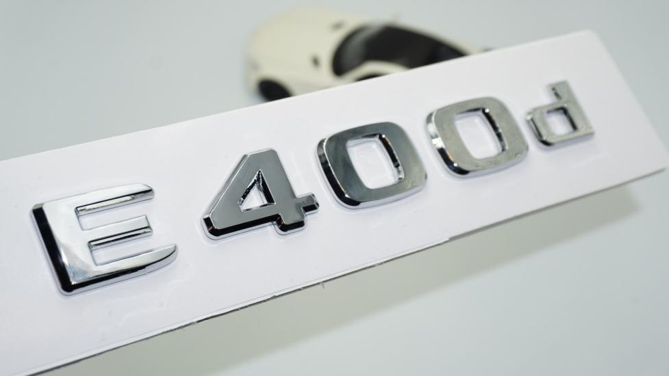 DK Tuning E400d Bagaj Krom ABS 3M 3D Yazı Logo Benz İle Uyumlu