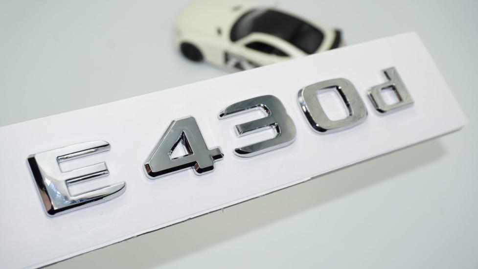 DK Tuning E430d Bagaj Krom ABS 3M 3D Yazı Logo Benz İle Uyumlu