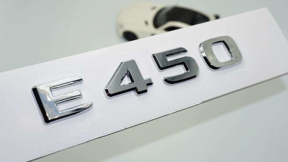 DK Tuning E450 Bagaj Krom ABS 3M 3D Yazı Logo Benz İle Uyumlu