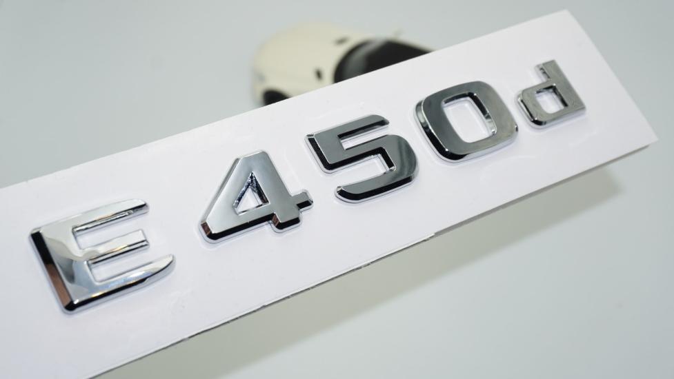 DK Tuning E450d Bagaj Krom ABS 3M 3D Yazı Logo Benz İle Uyumlu